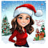 draw unique christmas cartoon caricature