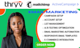 setup thryv CRM workflow mailchimp email marketing activecampaign automation