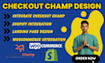 checkout champ expert, design checkout champ landing page
