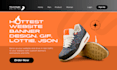 design animated web banner, GIF ads, website hero video and hero section banner