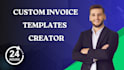 design custom invoice templets