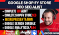 shopify store SEO specialist, google search console indexing and ga4