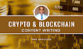 write crypto, blockchain, nft, SEO article as content writer