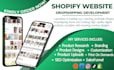 design 8 figure shopify dropshipping, shopify website devopment, dropshipping