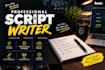 write professional script for your youtube video