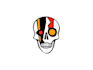 design skull logo mascot and illustration