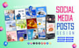 design impressive social media posts and advertising