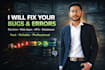 fix bugs of electron js, react js, node js and database