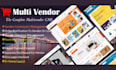 build multi vendor ecommerce website and marketplace website dokan wcfm with app