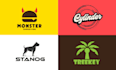 create unique versatile minimalist business logo design