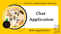 build chat app, real time notification system with websocket django