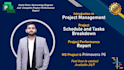 prepare project management schedule on ms project and primavera
