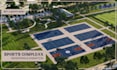 create stunning sports complex design gym 3d model