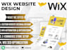 create wix website, wix website redesign wix website development