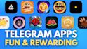 create playable telegram mini game, telegram mini app, telegram mini bot,
