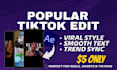 make popular tiktok edits