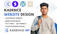 build fast kadence, gutenberg, spectra based wordpress website