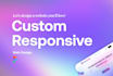 design a unique responsive website in figma