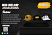 design custom 3d hats, caps, beanes mockups with techpack