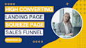 design high converting squeeze page responsive landing page