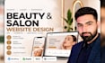 design beauty website, cosmetic website, salon website, spa website