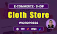 create professional clothing store fashion website wordpress
