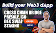 be your blockchain developer for defi, dex, bridge, staking, vault, and all dapp