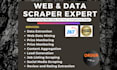 do web scraping , crawling , data extraction , mining