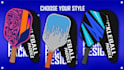 create pickleball paddle rackets, bag, full package designs