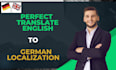 perfect translate localize english into german