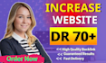 increase dr ahrefs domain rating DR 70 plus