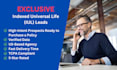 iul insurance leads, exclusive indexed universal life leads