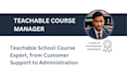 manage your teachable school courses