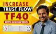 boost website majestic trust flow tf 40 plus