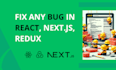 fix bugs in react nextjs, resolve errors through debugging