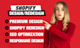 do shopify redesign, shopify website, shopify dropshipping store design