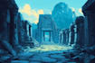 design 2d game concept art background and environment