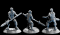 create 3d character model, 3d bust model, 3d miniature, warhammer, 3d printing