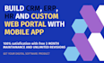 create CRM digital software product with web, mobile app, cms, erp and pos