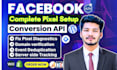 setup facebook meta pixel conversion API on your website with accurate tracking