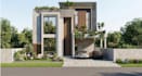 house elevation and exterior rendering