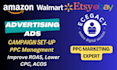 setup manage and optimize amazon walmart ebay etsy PPC campaigns sponsored ads