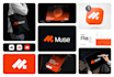 design a minimalist business logo, branding kit, brand identity and brand guide