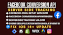 fix or setup facebook pixel conversion api,server side tracking with gtm