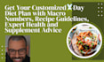 create a personalized diet plan suited to your goals