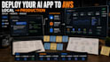 deploy and manage your ai application or agent on aws cloud
