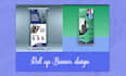 do design roll up banners  and retractable banners