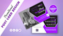 design appealing promotional invitation real state post card
