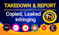 remove copied, trademark, pirated and stolen product with a dmca takedown notice
