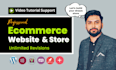 develop, design and kickstart your ecommerce woocommerce website